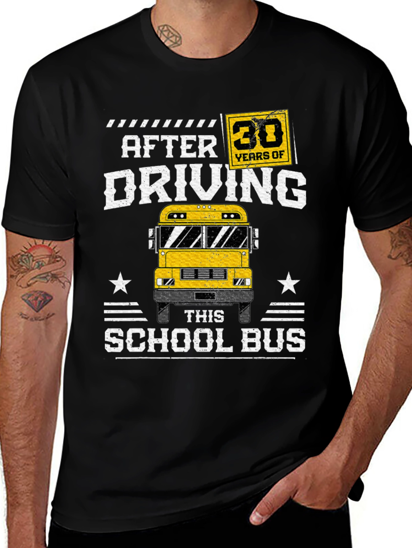 30 Years of Driving School Bus T-Shirt