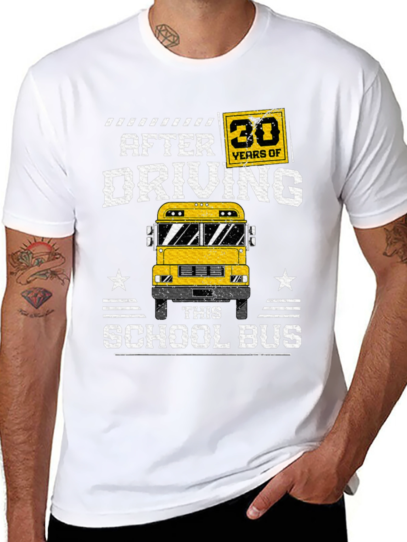 30 Years of Driving School Bus T-Shirt