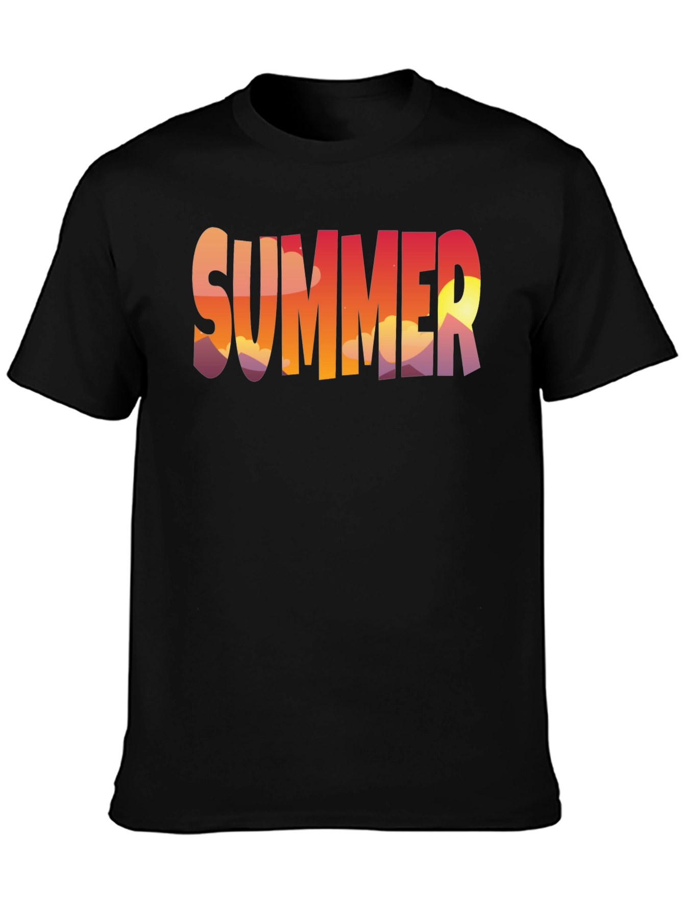 Summer Sunset Graphic T-Shirt