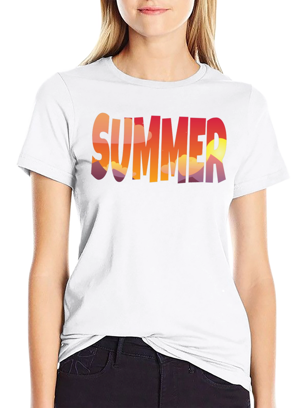 Summer Sunset Graphic T-Shirt