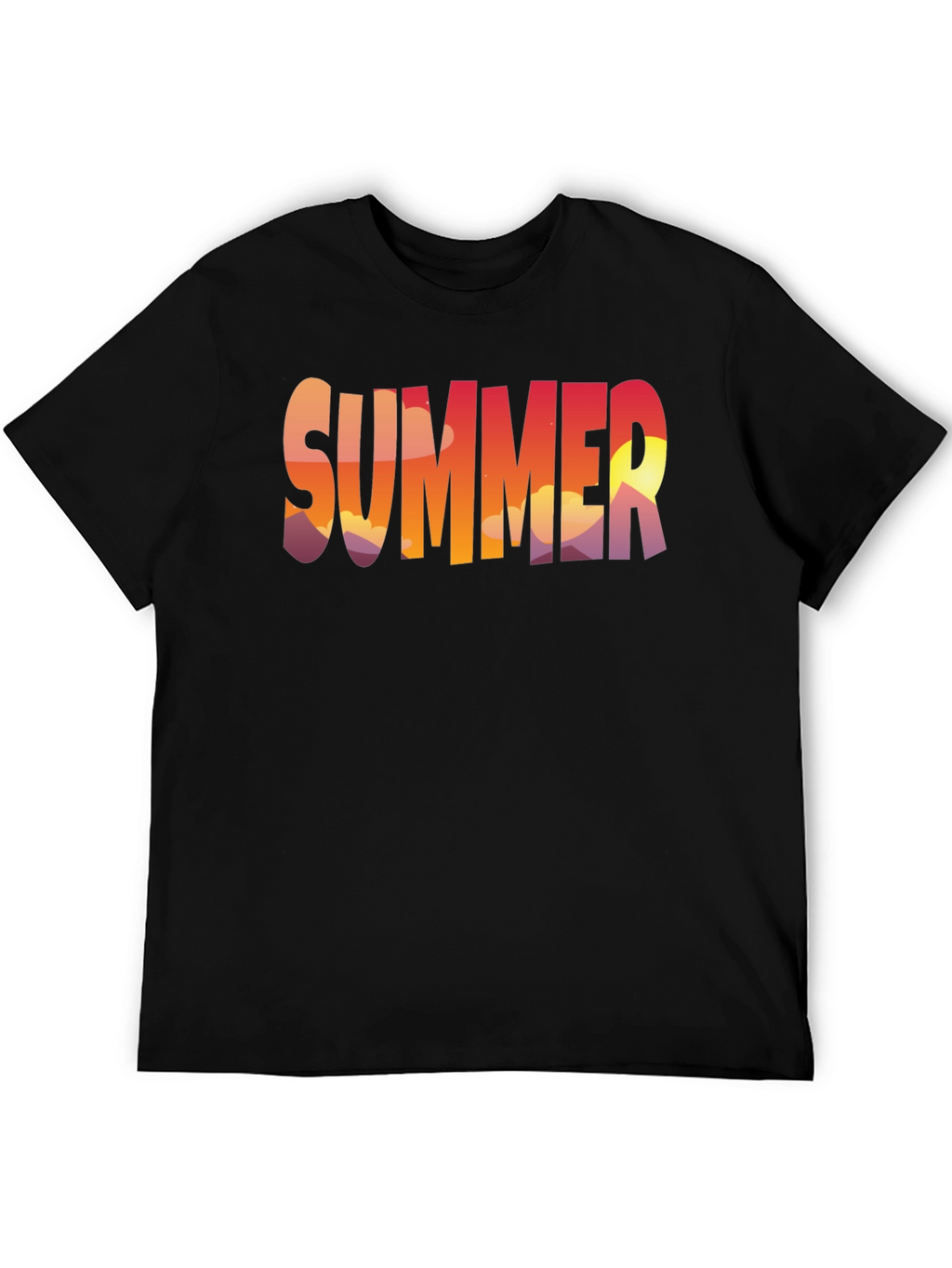 Summer Sunset Graphic T-Shirt