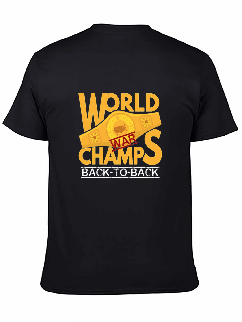 World War Champs Black T-Shirt