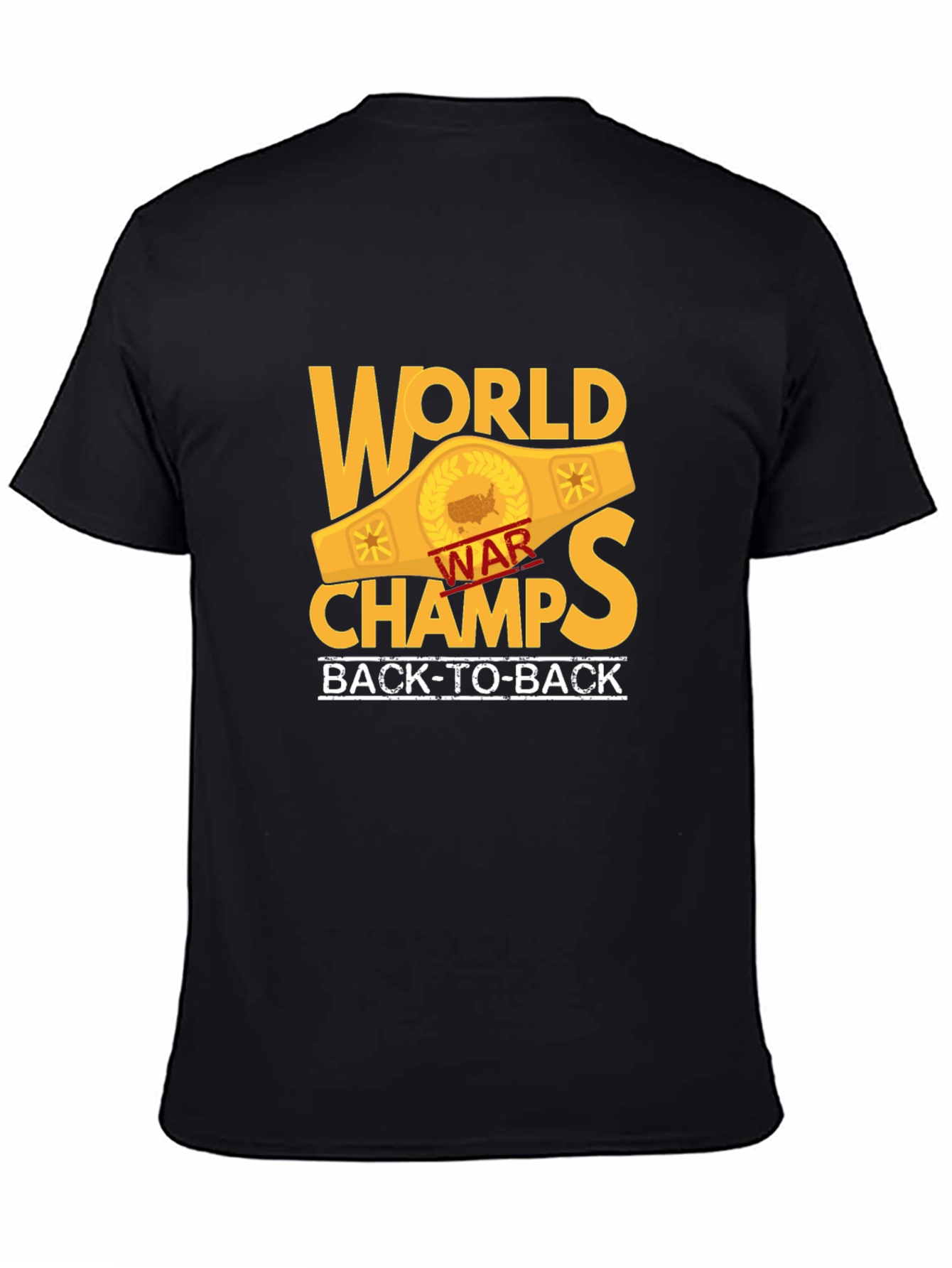 World War Champs Black T-Shirt
