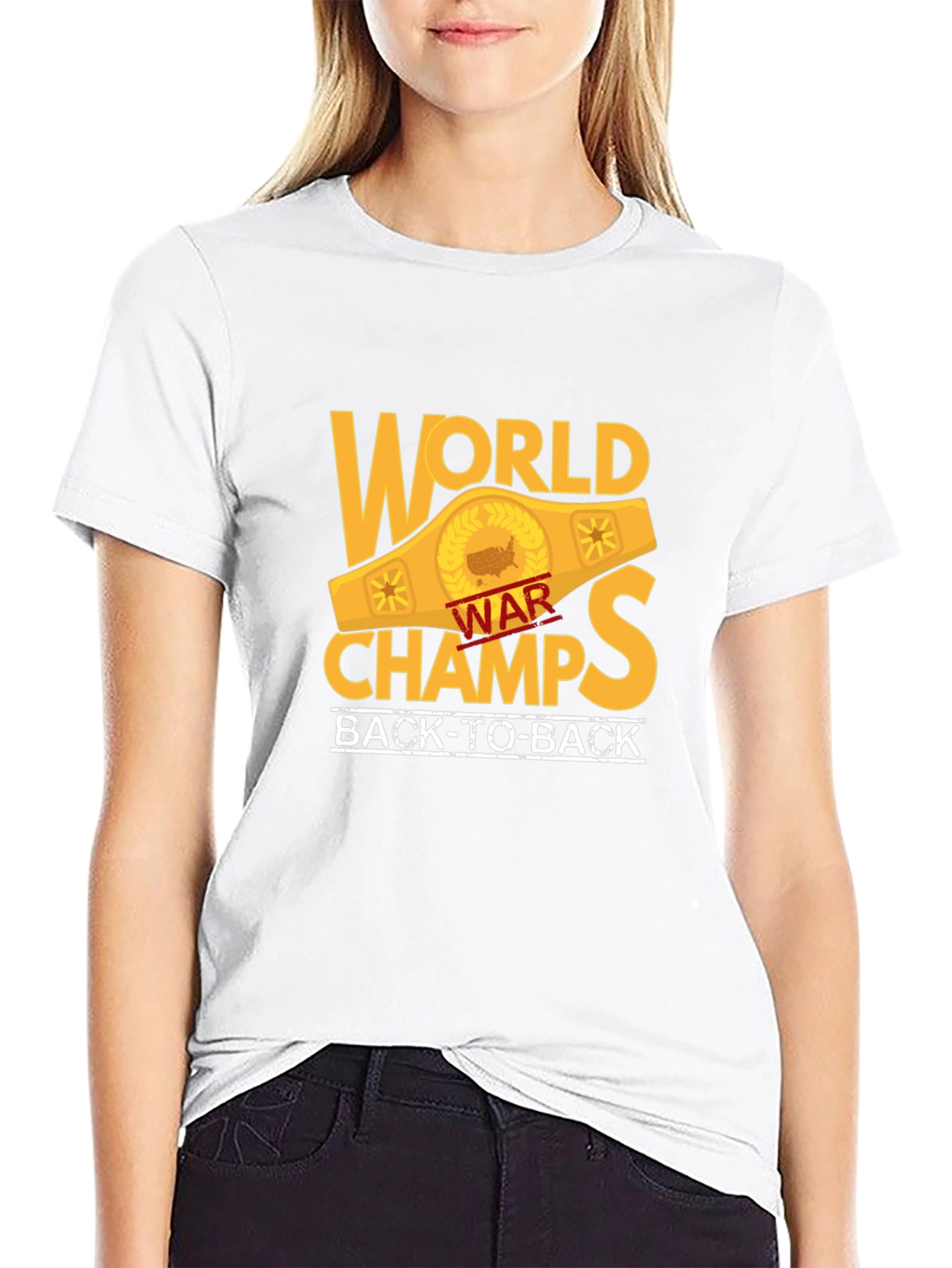World War Champs Black T-Shirt