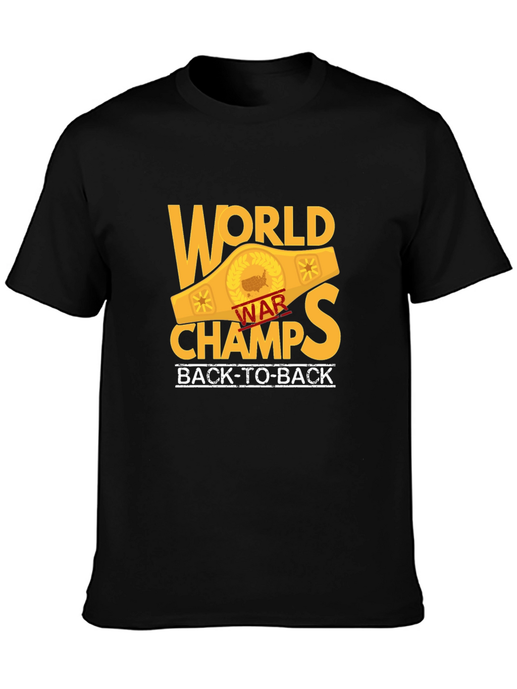 World War Champs Black T-Shirt