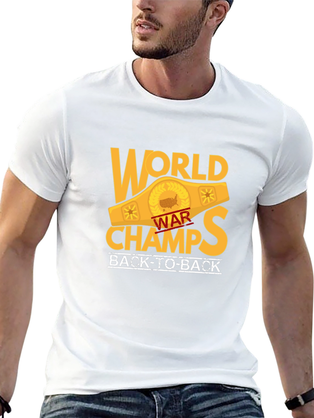 World War Champs Black T-Shirt