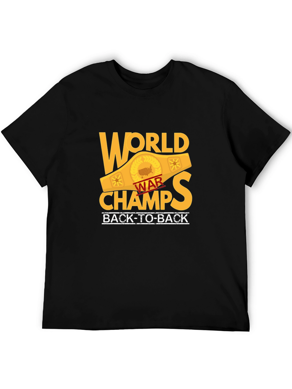 World War Champs Black T-Shirt