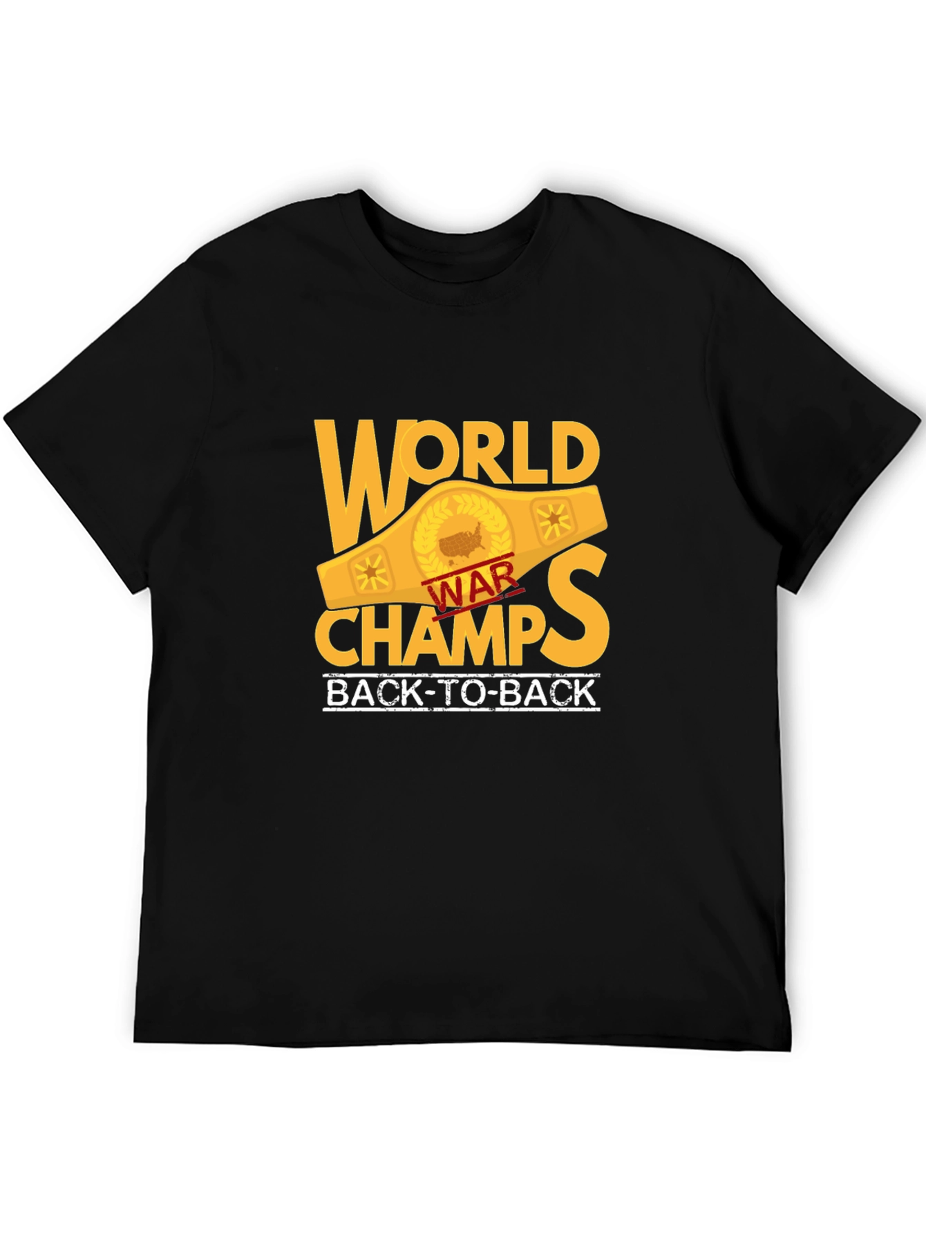 World War Champs Black T-Shirt