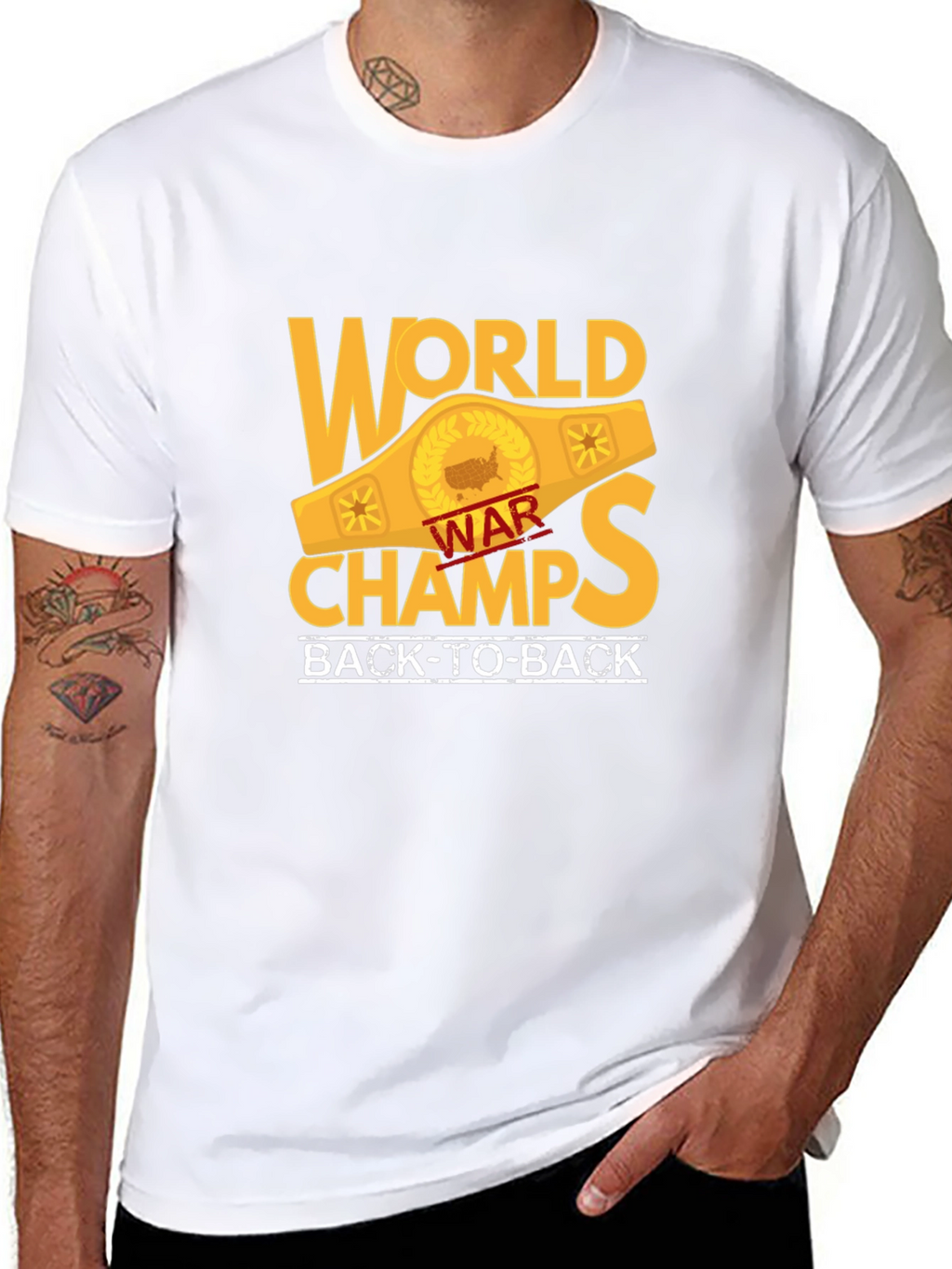 World War Champs Black T-Shirt