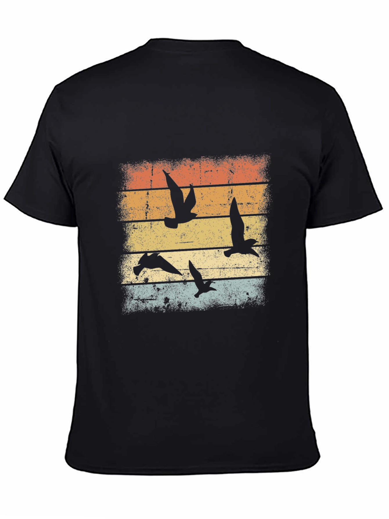 Retro Bird Silhouette T-Shirt