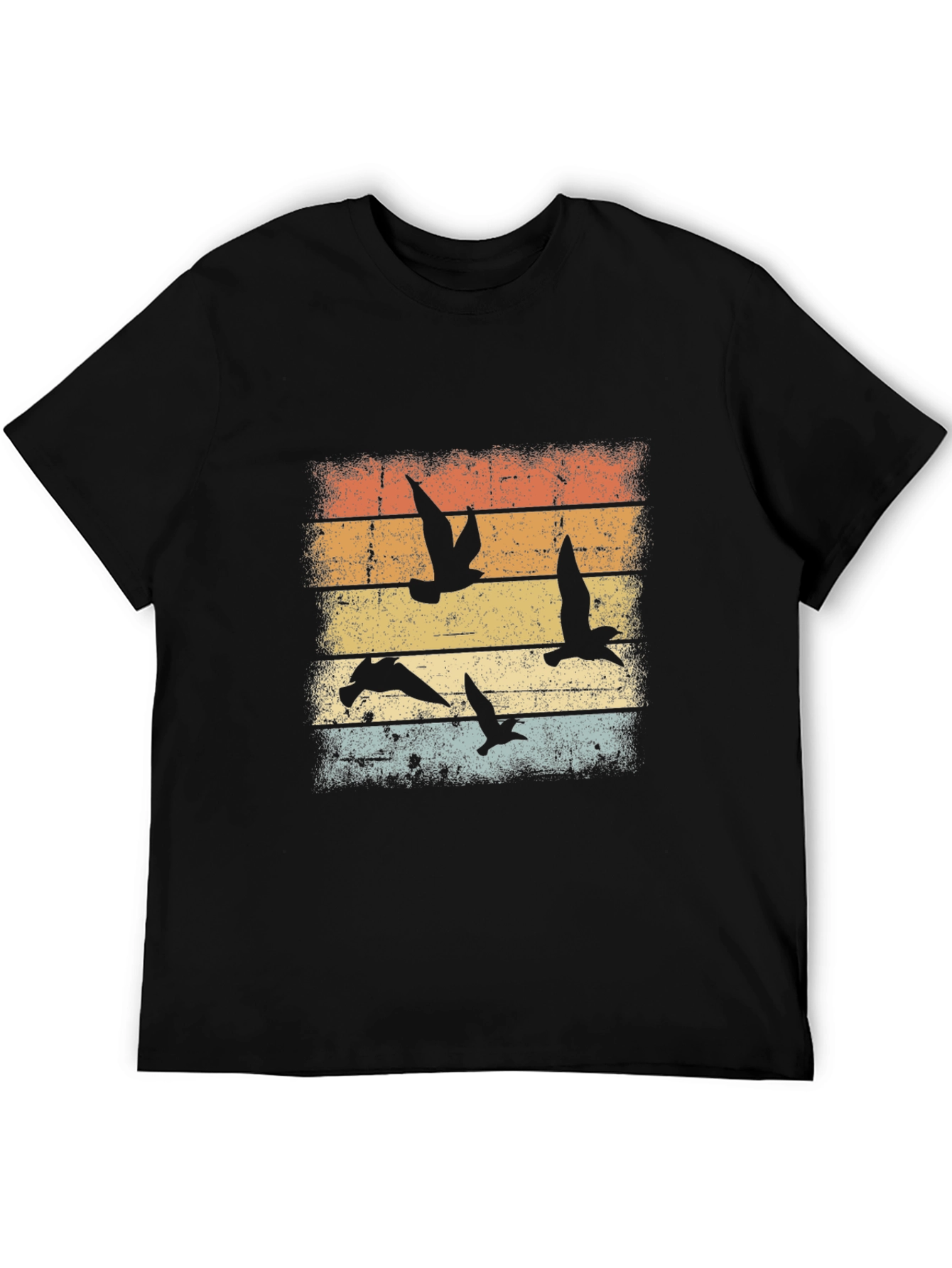 Retro Bird Silhouette T-Shirt