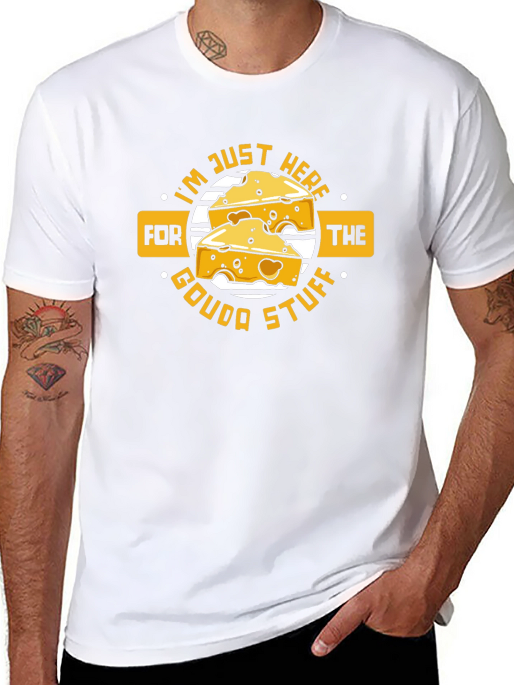 Funny Cheese Lover T-Shirt - Gouda Stuff!