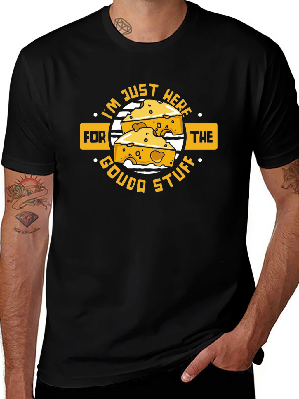 Funny Cheese Lover T-Shirt - Gouda Stuff!
