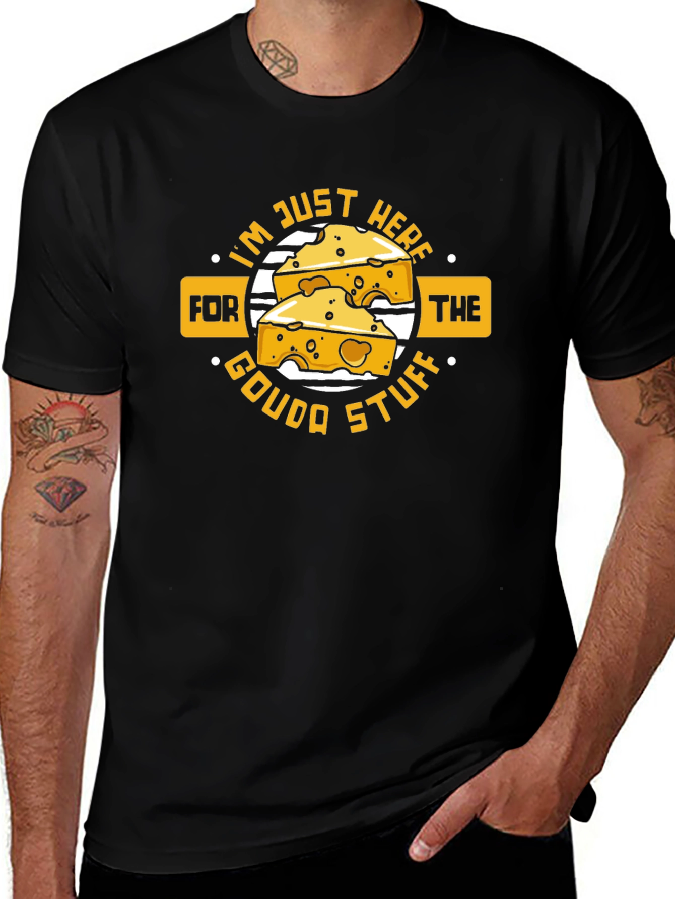 Funny Cheese Lover T-Shirt - Gouda Stuff!