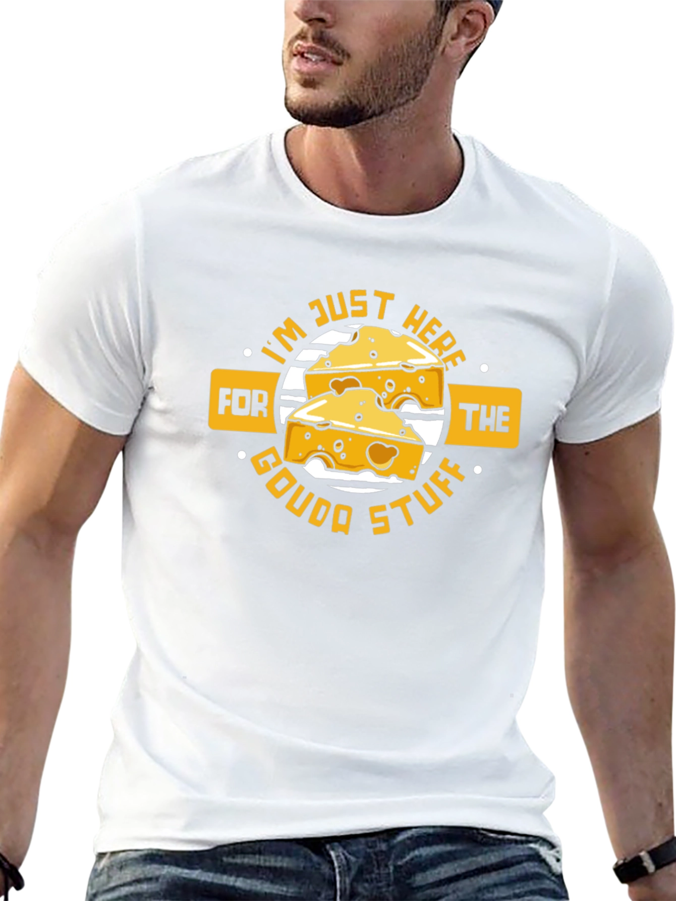 Funny Cheese Lover T-Shirt - Gouda Stuff!