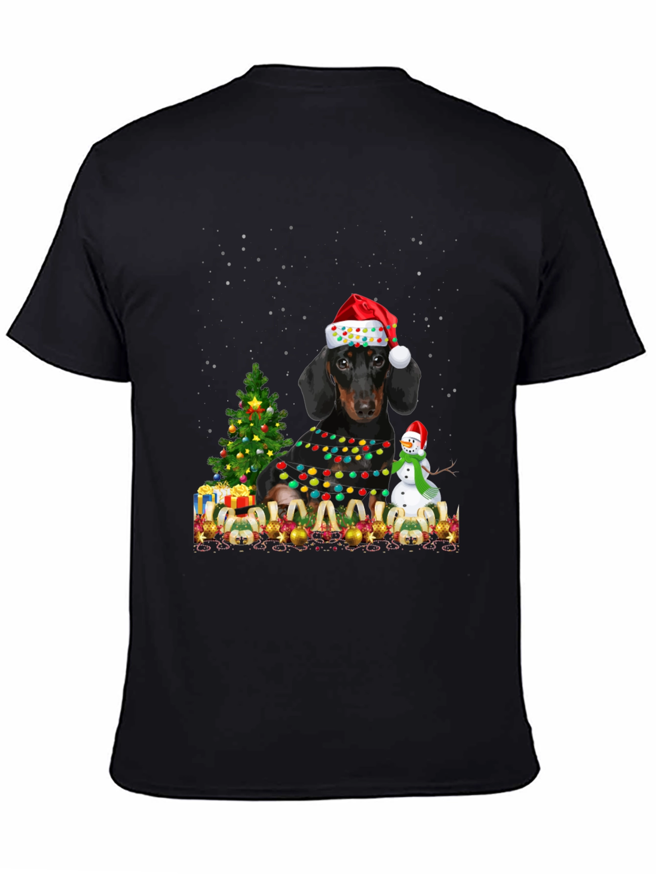 Dachshund Christmas T-Shirt - Holiday Dog Tee
