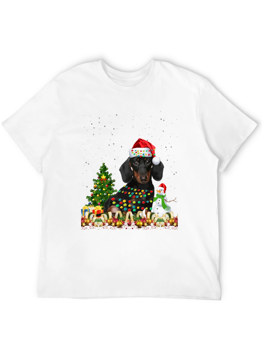Dachshund Christmas T-Shirt - Holiday Dog Tee