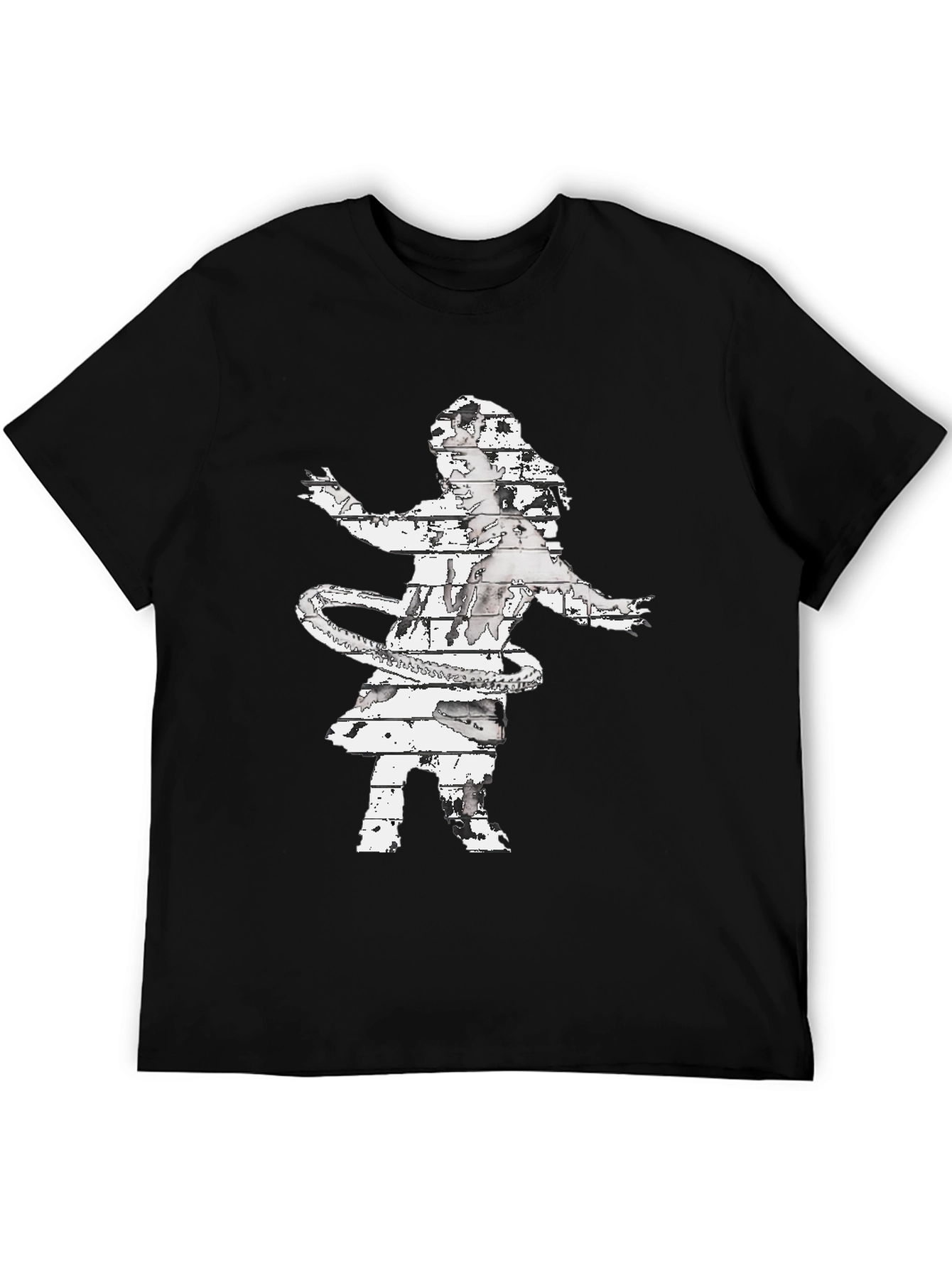 Abstract Hula Girl Graphic Tee