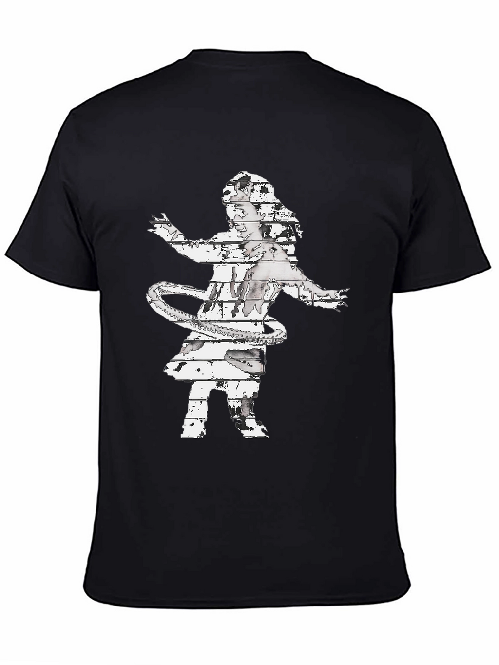 Abstract Hula Girl Graphic Tee