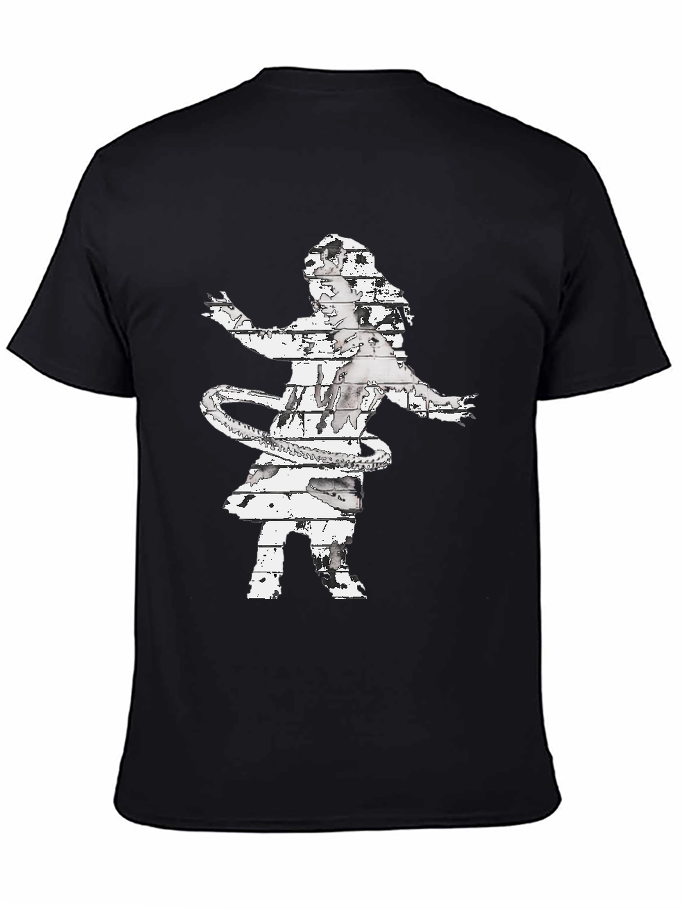 Abstract Hula Girl Graphic Tee
