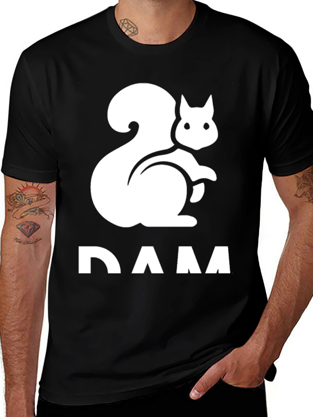 Funny Squirrel DAM T-Shirt
