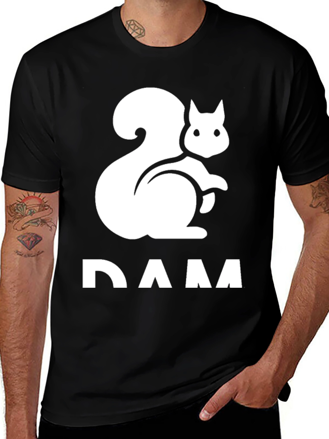 Funny Squirrel DAM T-Shirt