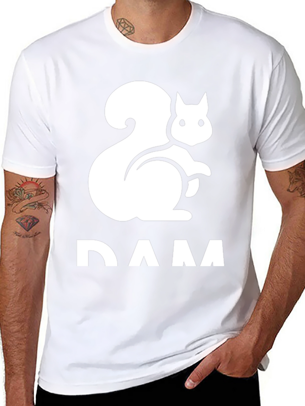 Funny Squirrel DAM T-Shirt