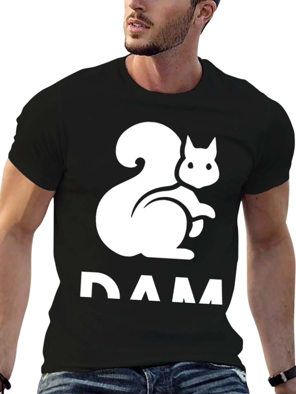 Funny Squirrel DAM T-Shirt