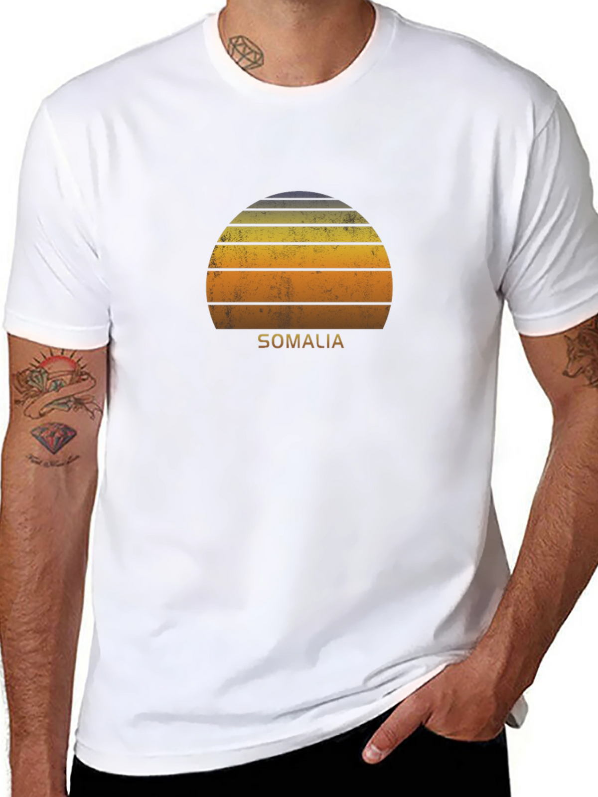 Vintage Somalia Sunset T-Shirt - Retro Graphic Tee
