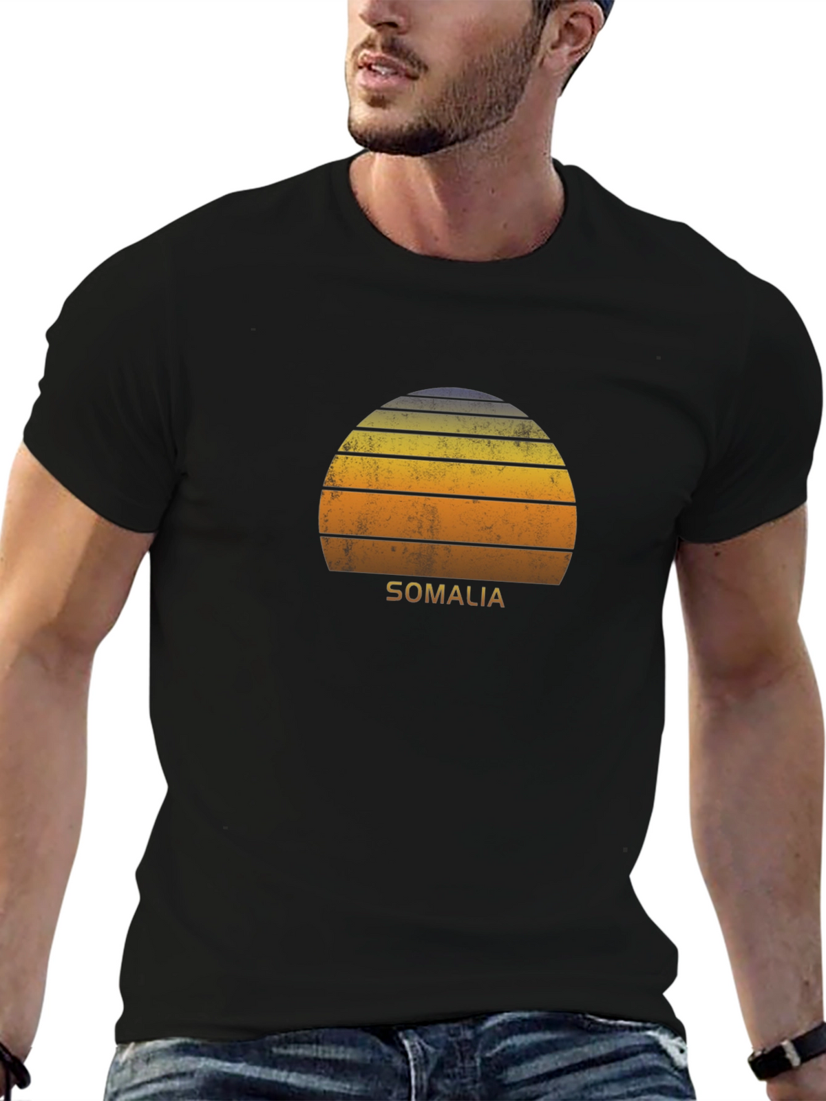 Vintage Somalia Sunset T-Shirt - Retro Graphic Tee