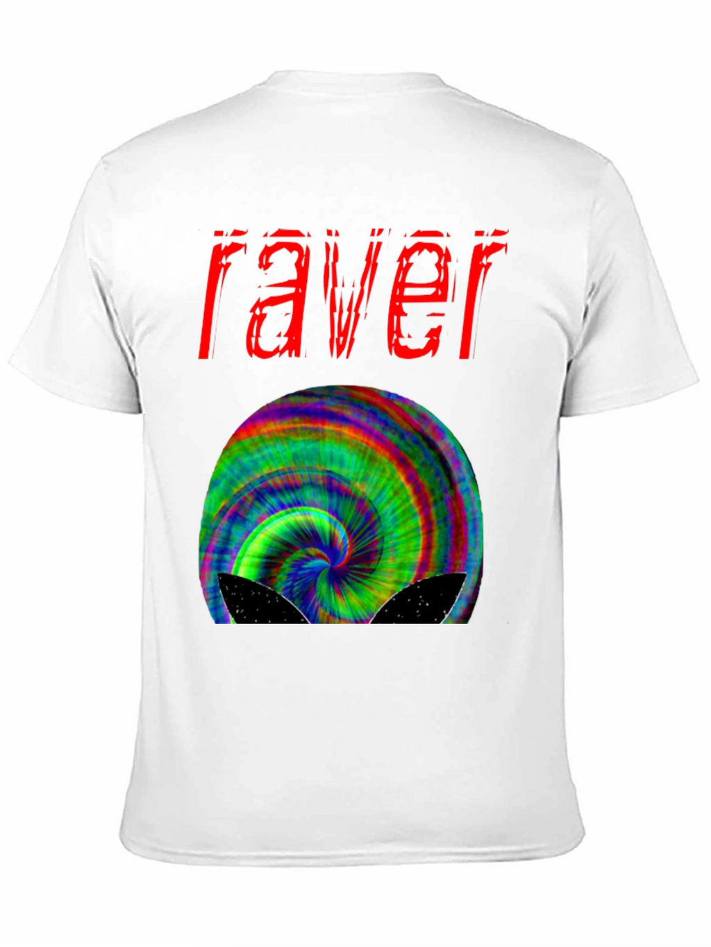 Raver Trippy T-Shirt - Psychedelic Design