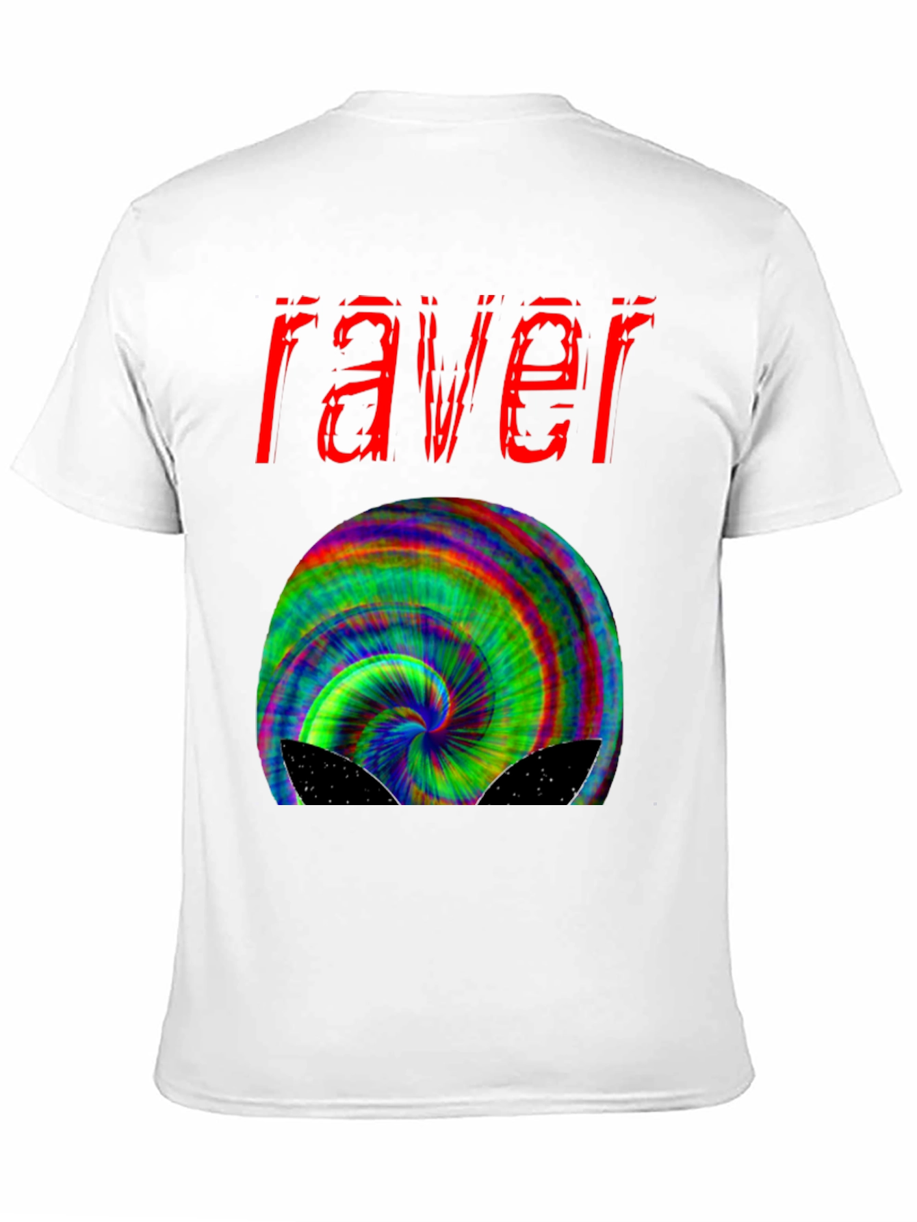 Raver Trippy T-Shirt - Psychedelic Design