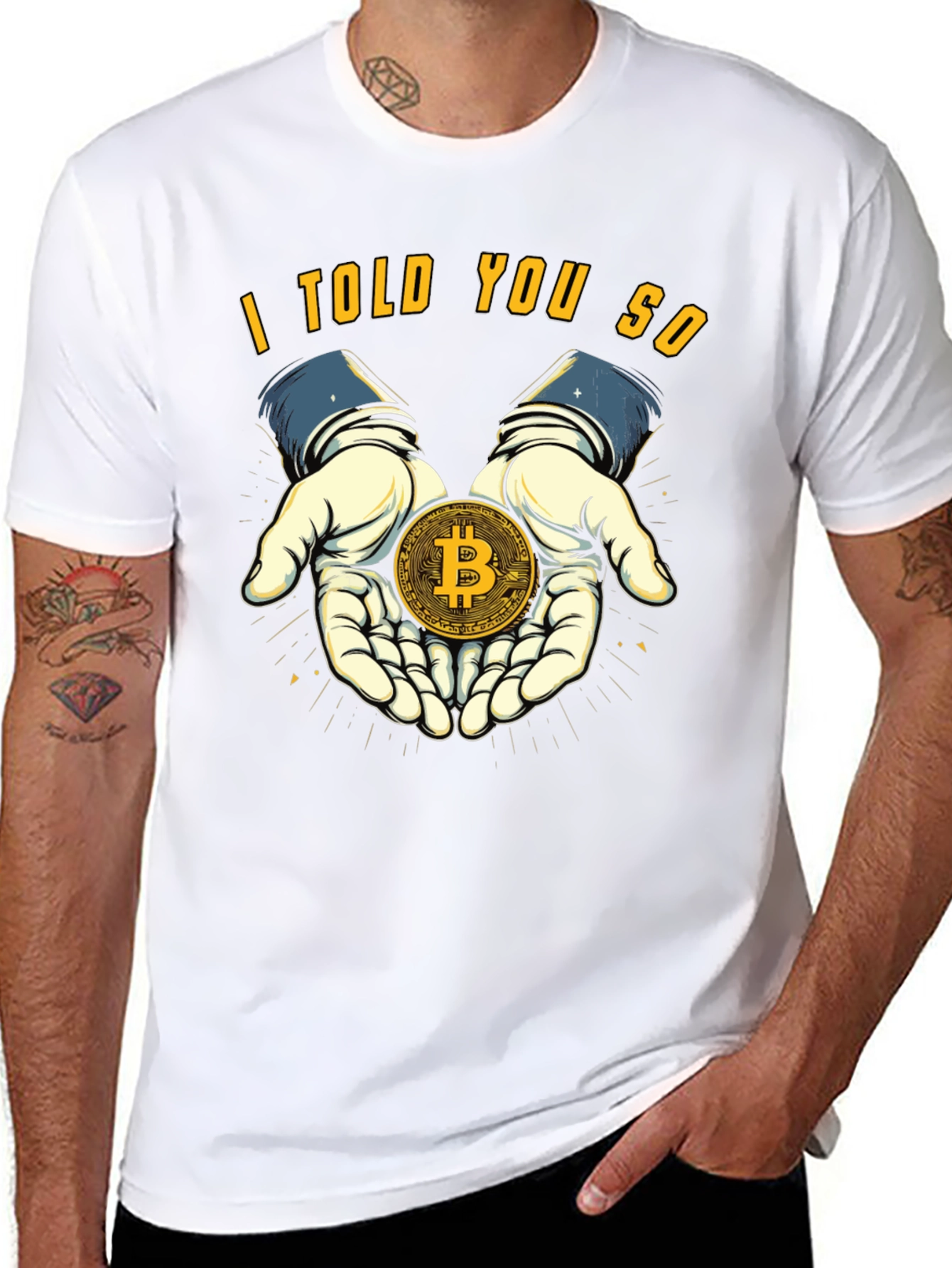 Bitcoin T-Shirt - I Told You So Design