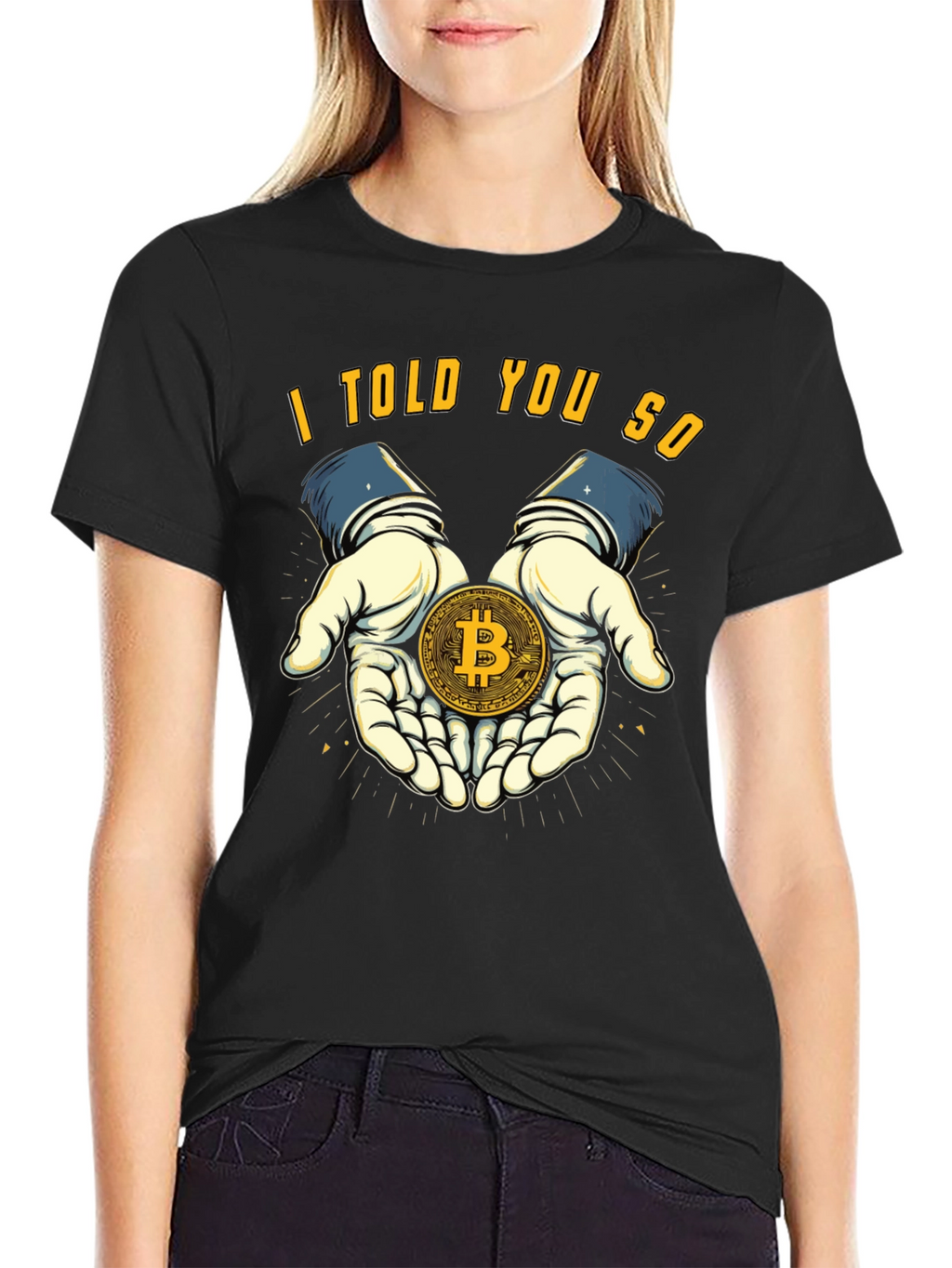 Bitcoin T-Shirt - I Told You So Design