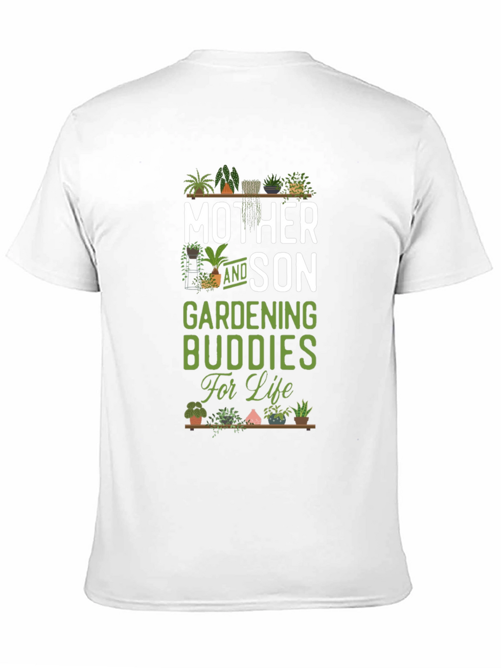 Mother and Son Gardening Buddies T-Shirt