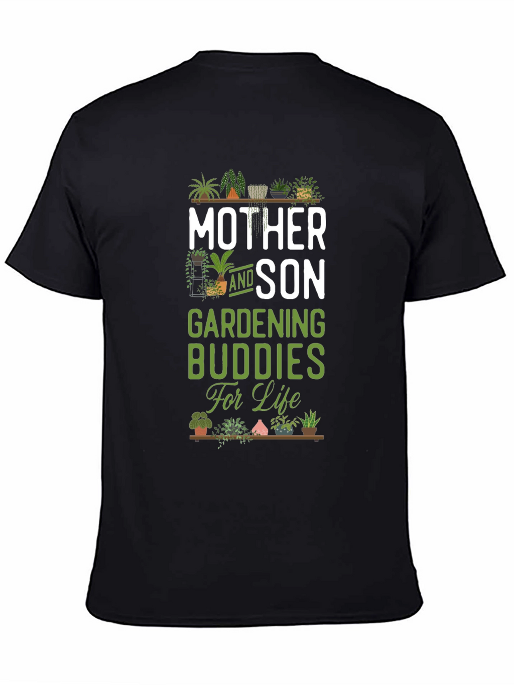 Mother and Son Gardening Buddies T-Shirt