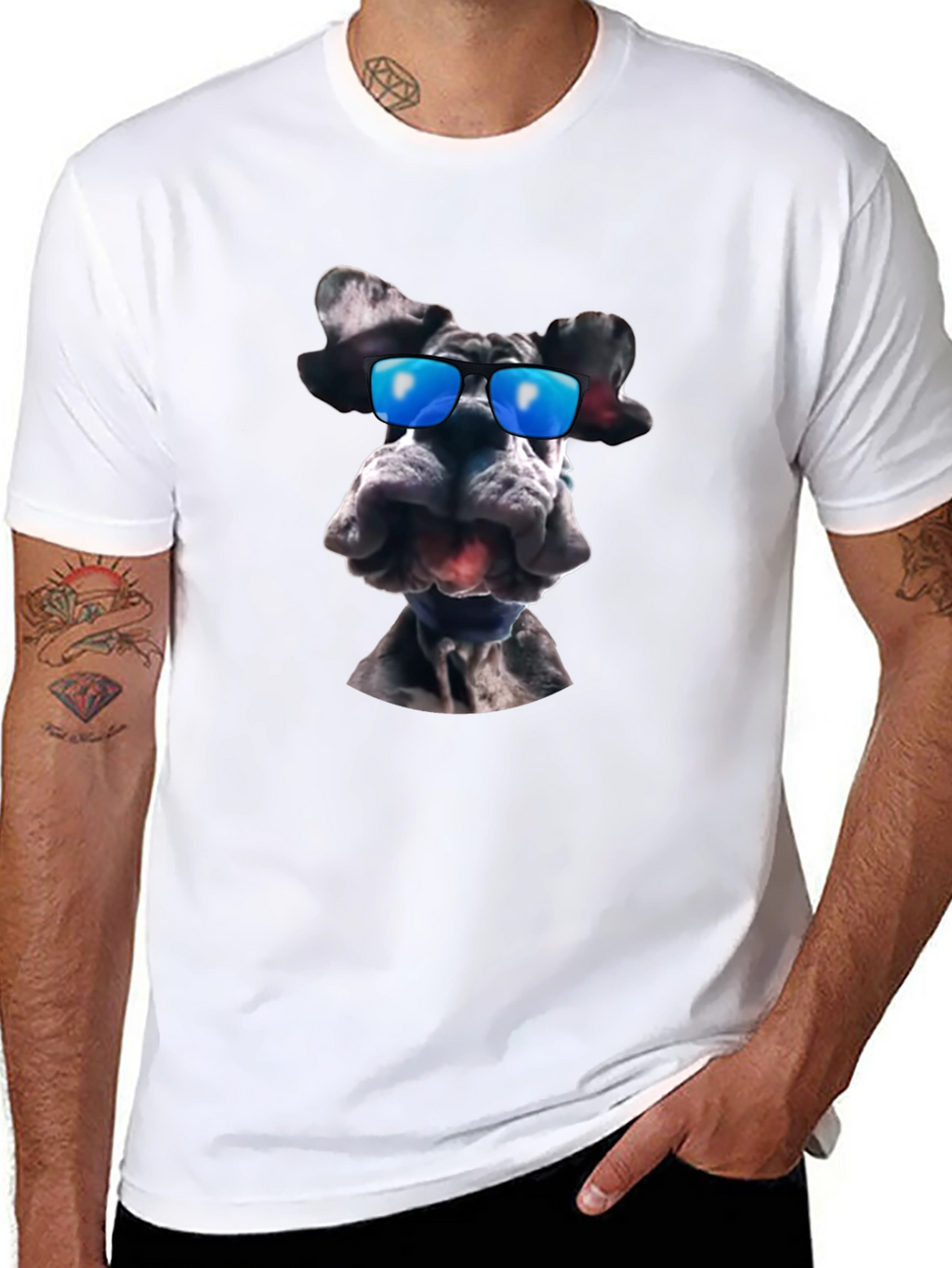 Cool Dog Graphic T-Shirt