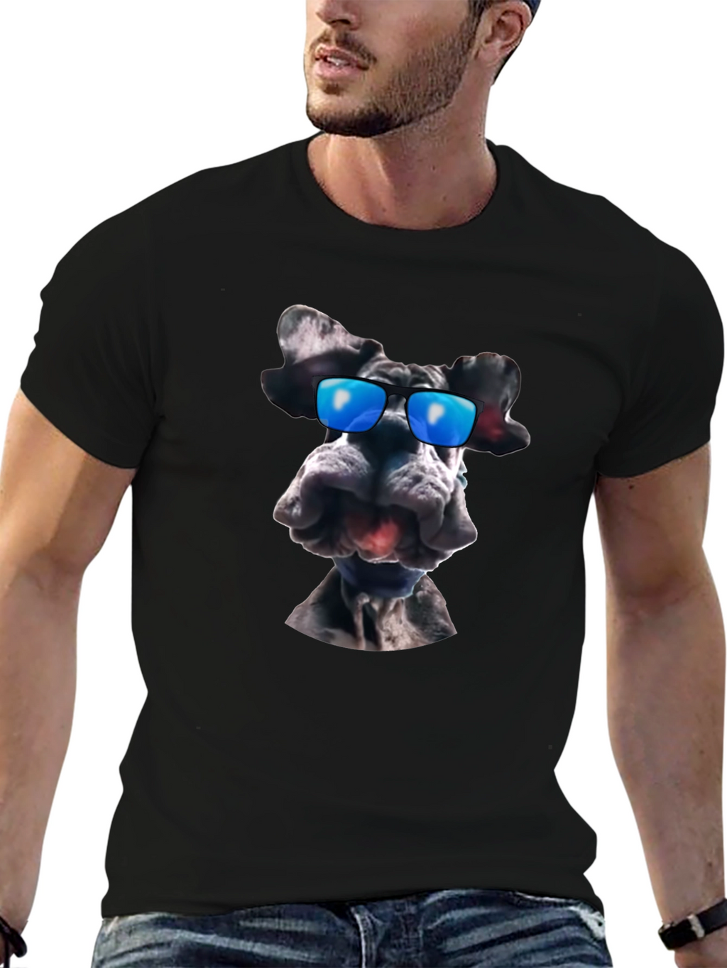Cool Dog Graphic T-Shirt