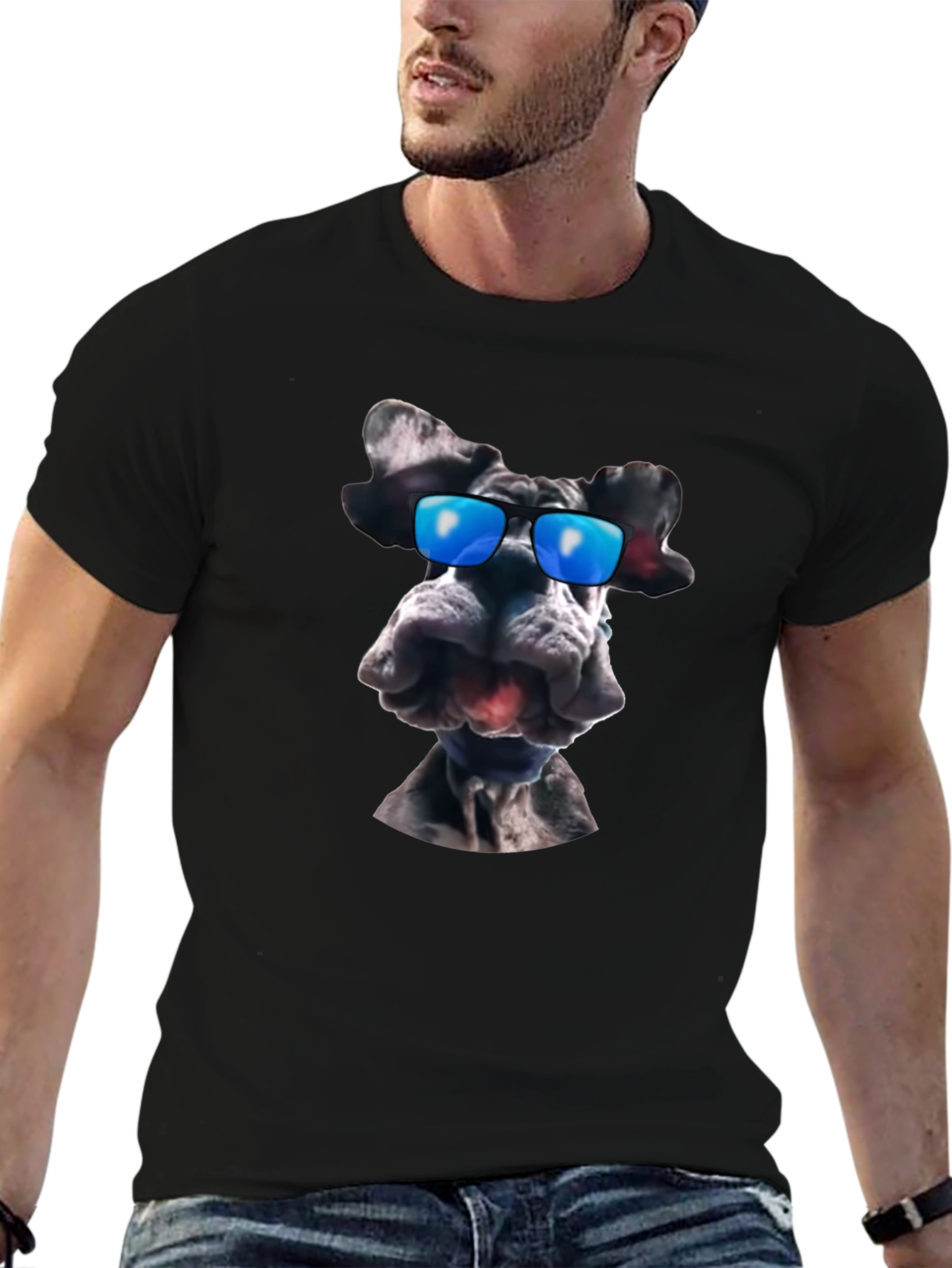 Cool Dog Graphic T-Shirt