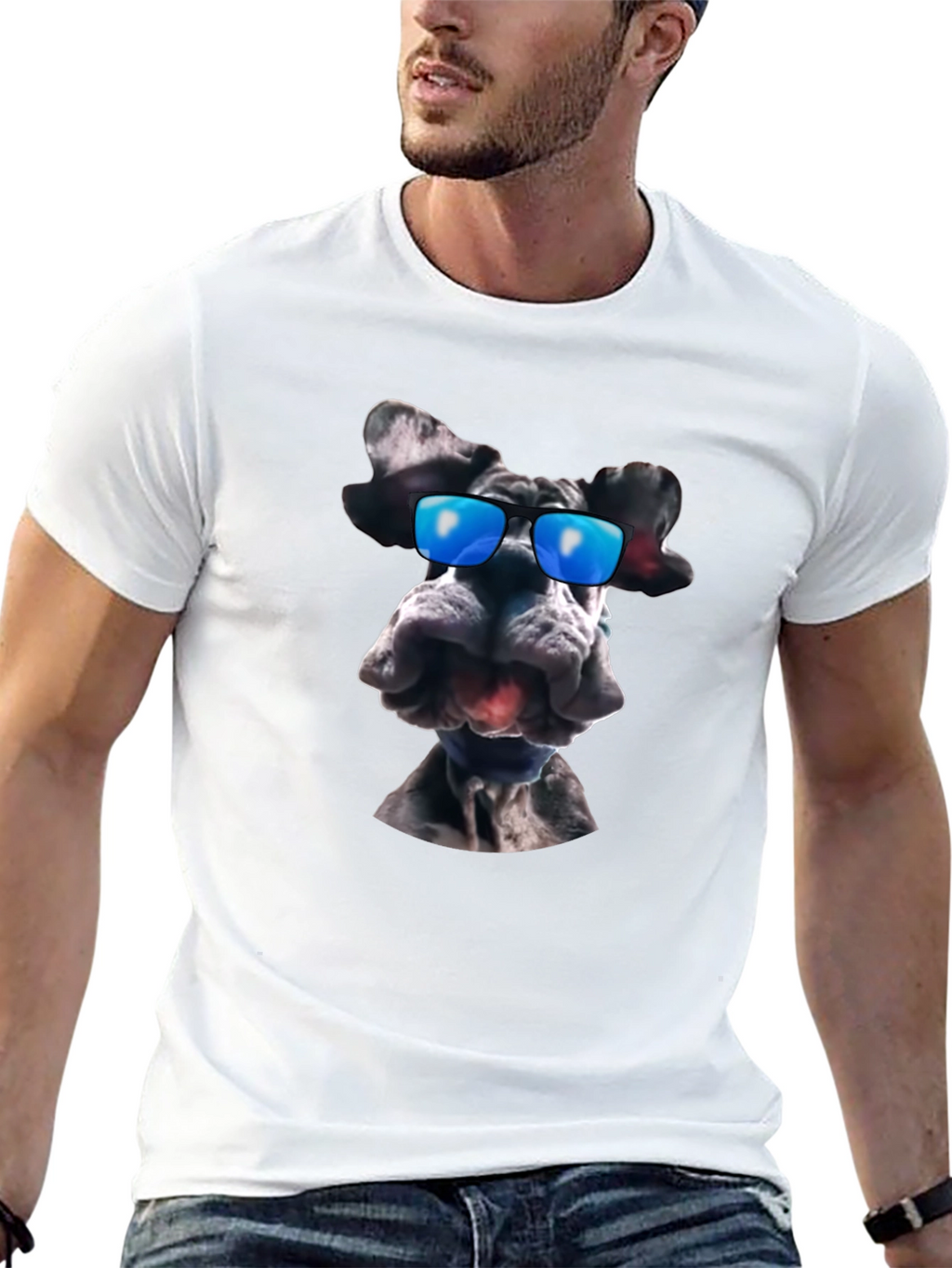 Cool Dog Graphic T-Shirt