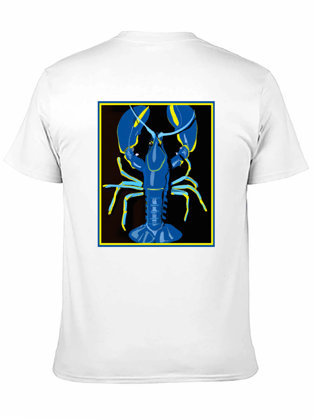 Blue Lobster Graphic Tee - Quirky Fashion