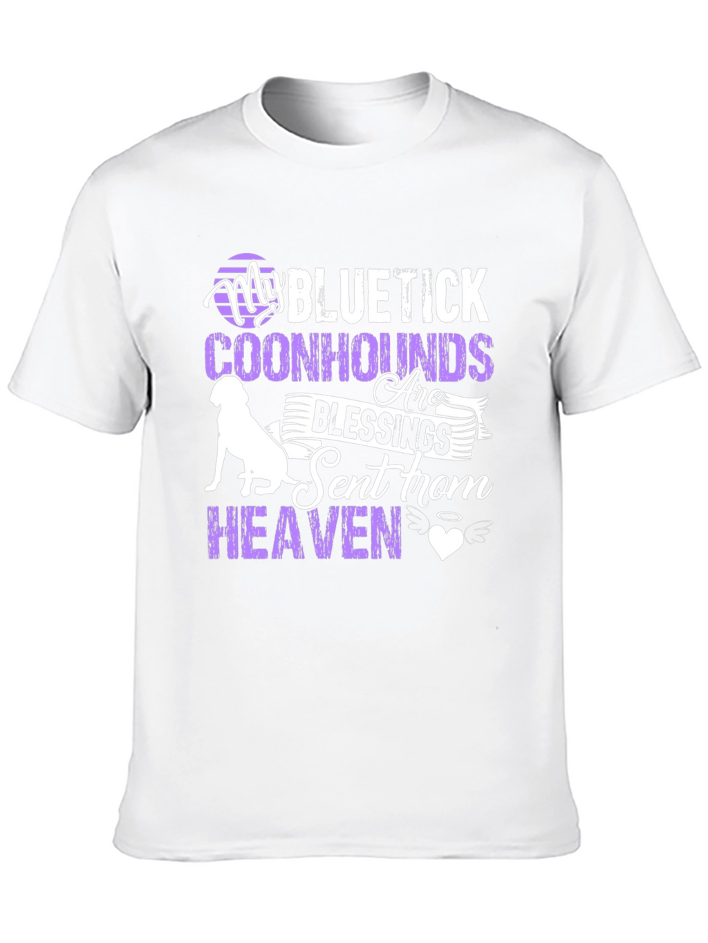 Bluetick Coonhound Blessing Graphic T-Shirt