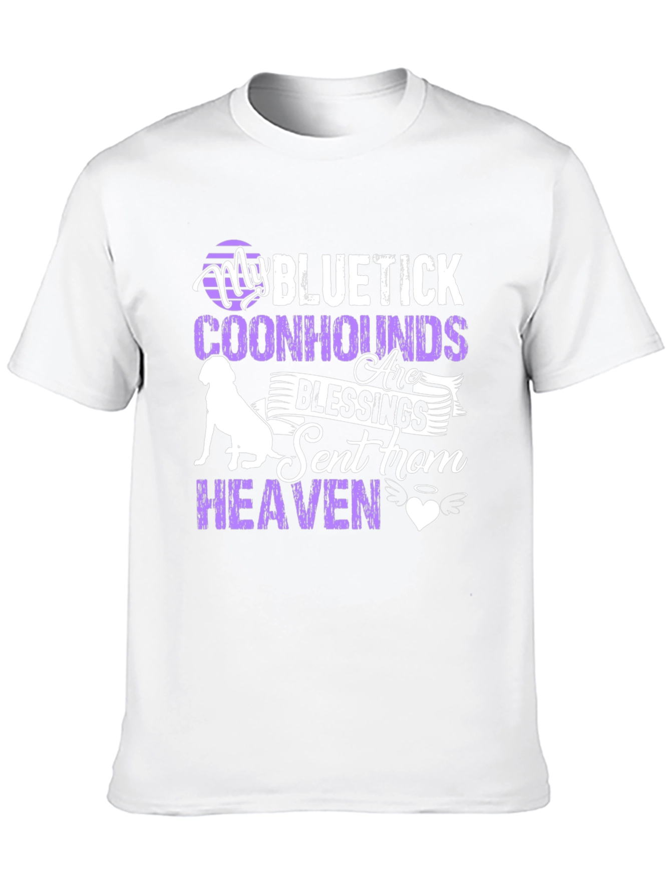 Bluetick Coonhound Blessing Graphic T-Shirt