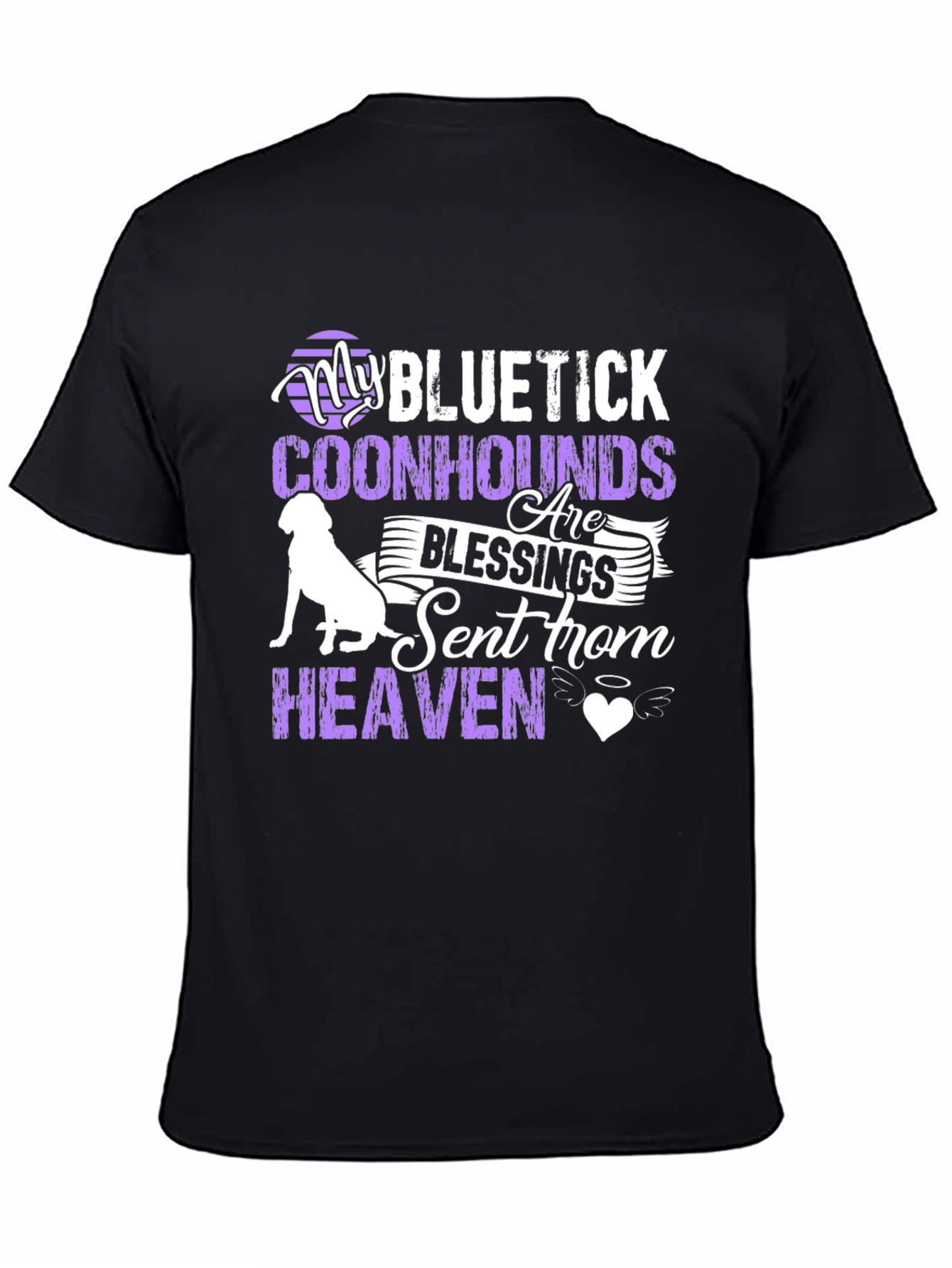 Bluetick Coonhound Blessing Graphic T-Shirt