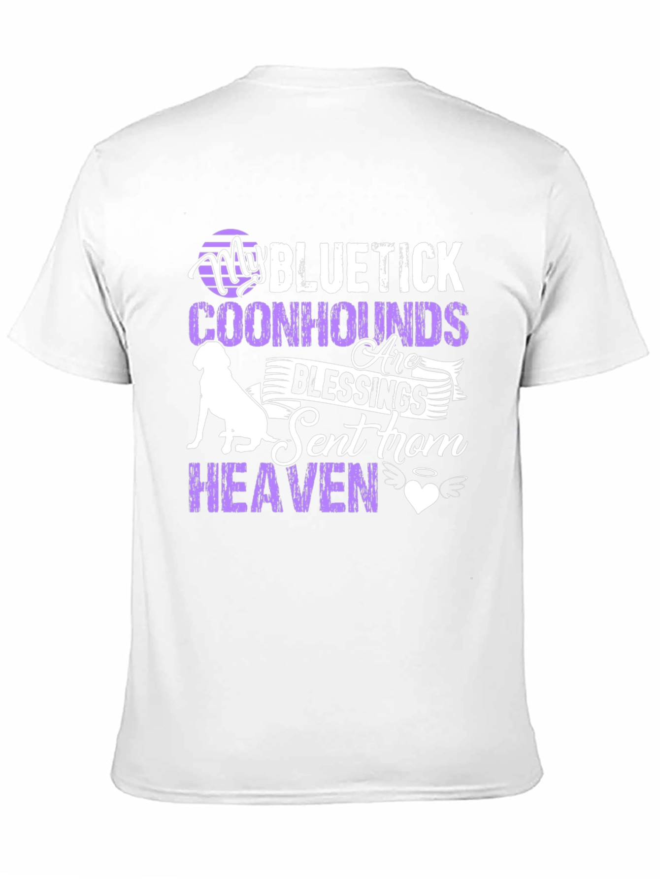 Bluetick Coonhound Blessing Graphic T-Shirt