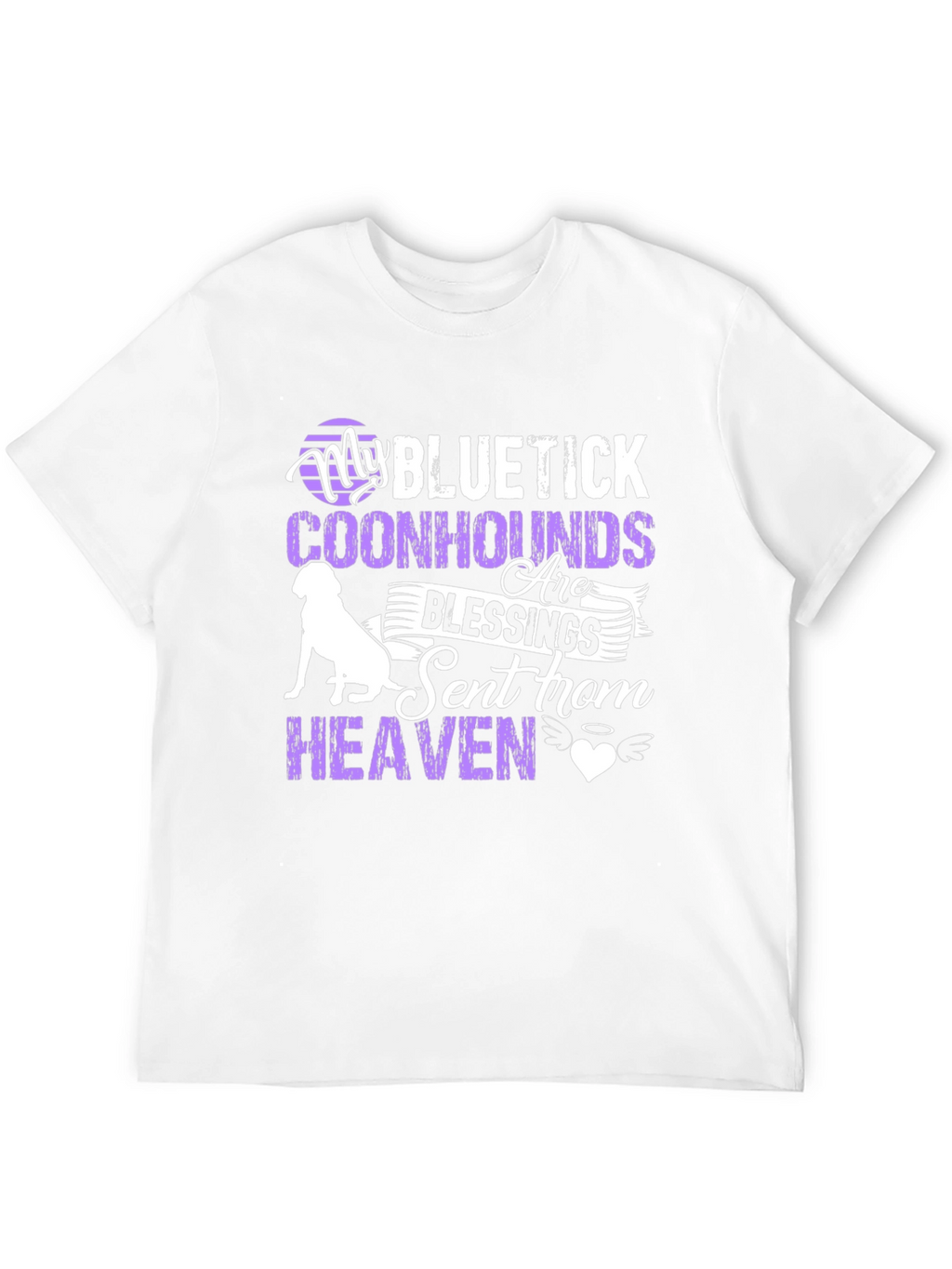 Bluetick Coonhound Blessing Graphic T-Shirt