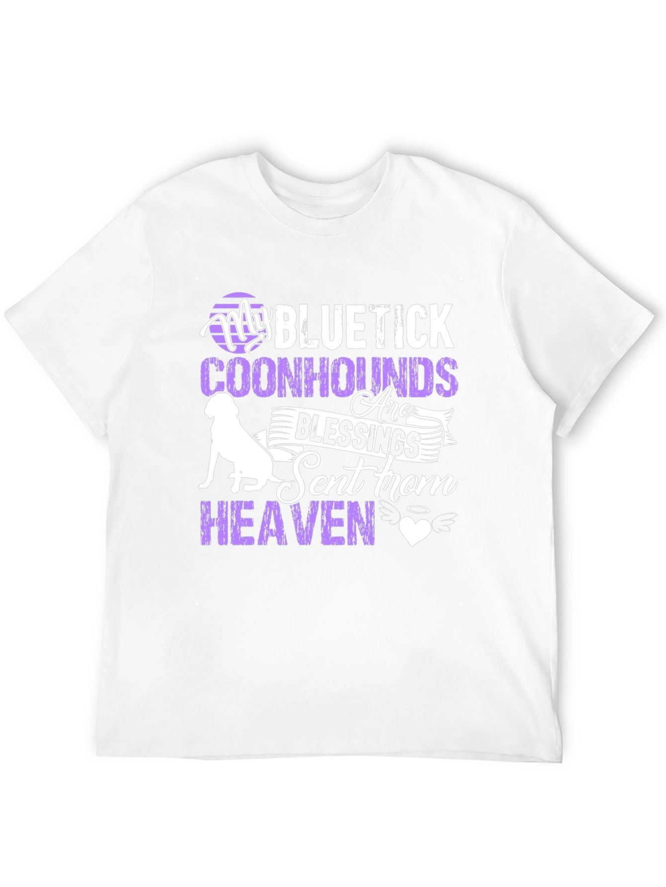 Bluetick Coonhound Blessing Graphic T-Shirt