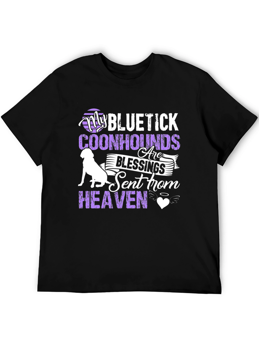 Bluetick Coonhound Blessing Graphic T-Shirt