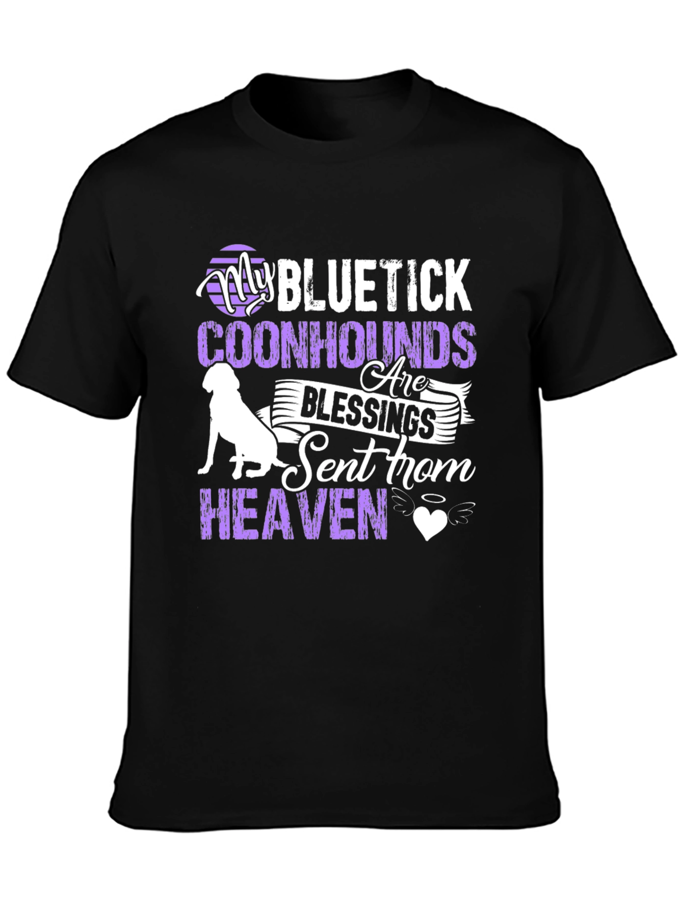 Bluetick Coonhound Blessing Graphic T-Shirt