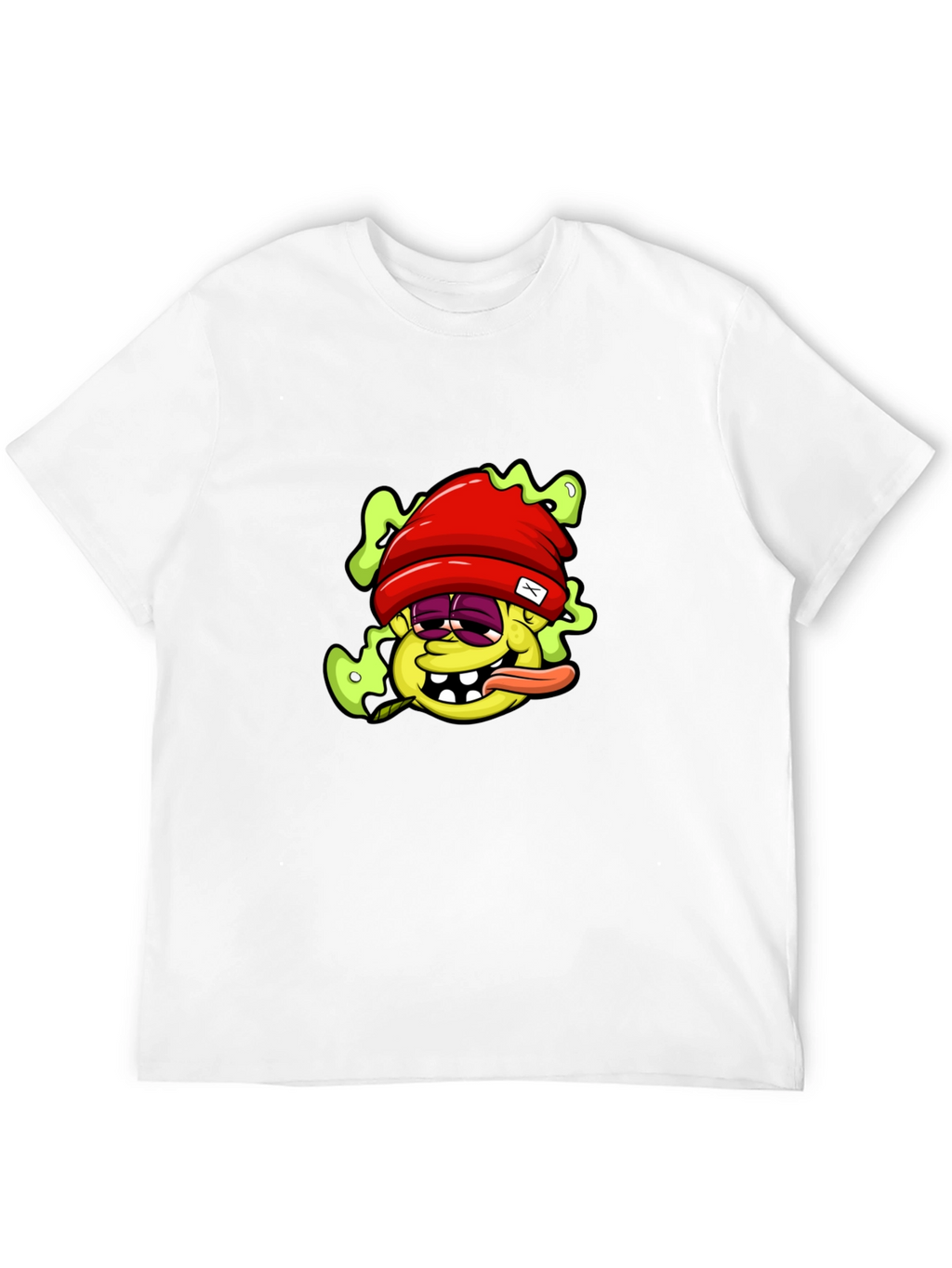 Cartoon Character Graphic Black T-Shirt